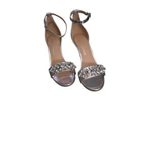 Lauren Lorraine Nancy Stiletto heels ankle strap and rhinestone embellishments